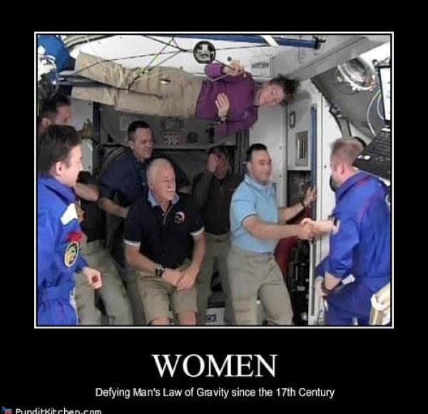 women gravity