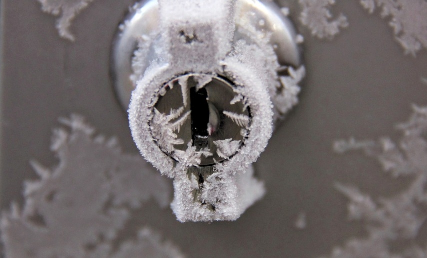 Frosted lock